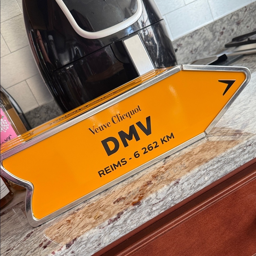 Veuve Clicquot DMV Sign